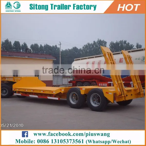 Low Bed Trailer Specification For Construction Machinery High Quality Lowbed Trailers photo-3