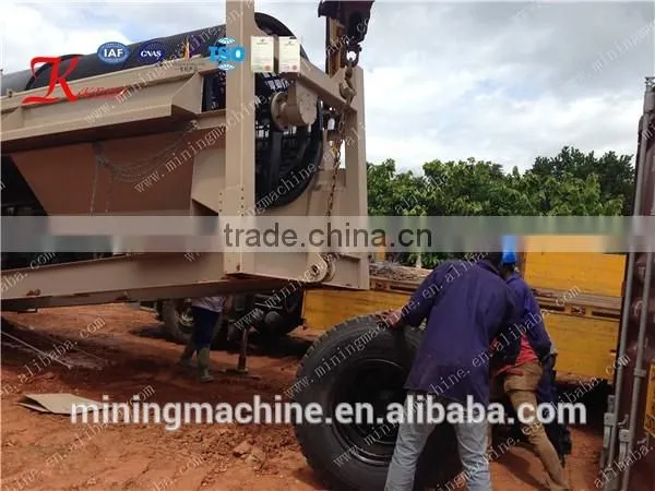 Movable Gold Wash Plant in Southeast Asia With Patent For Sale photo-5