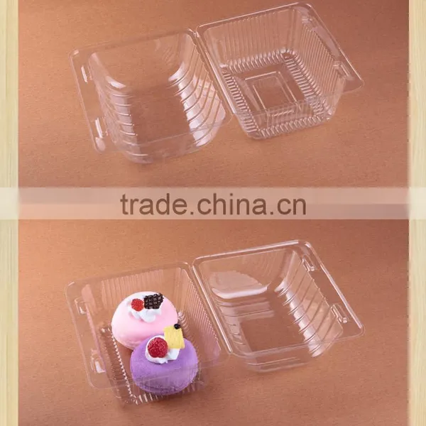 Clear Folding Long Plastic Cake Container With Lid photo-3