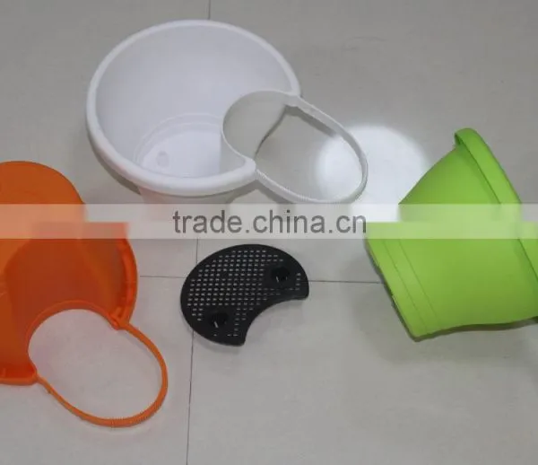 Plastic Material and PP Plastic Type Plastic Drainpipe Flower Pot photo-3