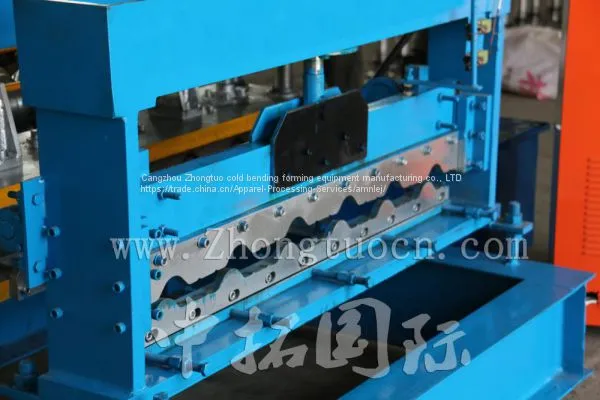 Arc Bias Glazed Tile Roll Forming Machine photo-5