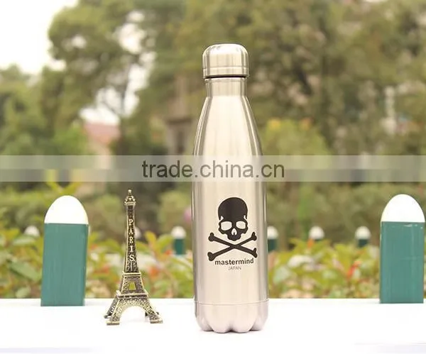 500ml Stainless Steel Skull Printing Water Bottle Outdoor Sports Water Bottle photo-2