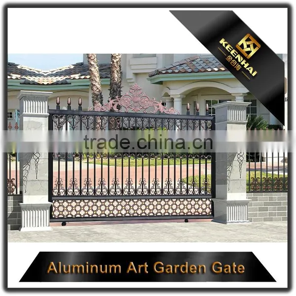 Aluminum Security Sliding Garden Gate Designs photo-2