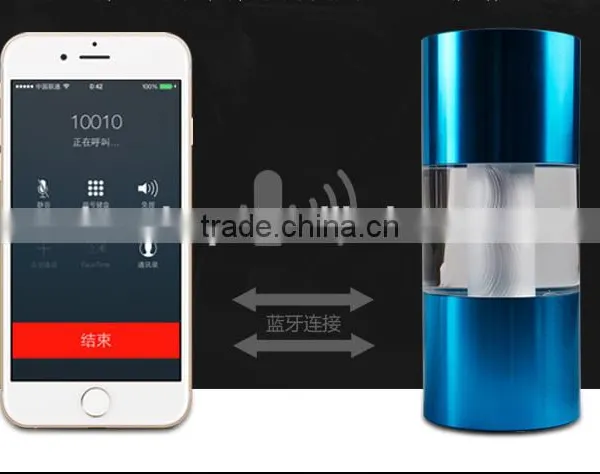 New Arrival Creative Bluetooth Loudspeaker Box With Led Light, Crystal Columniform Plug In-card Voice Box photo-3
