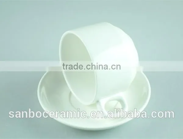 Classic Small Coffee Cup and Saucer Set, Porcelain Tea Cups and Saucers Cheap Wholesale photo-4