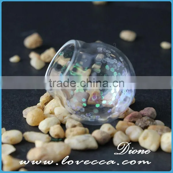 Mini Glass Dome Hanging Clear Glass Balls Rose in Glass Dome photo-3