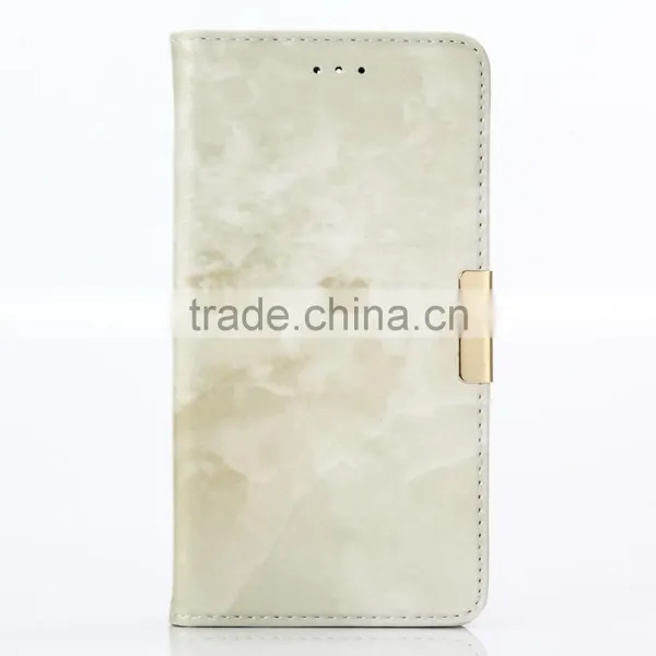 Noble Design High Quality Marble PU Card Bumper/pocket Cell Phone Case for HTC photo-5