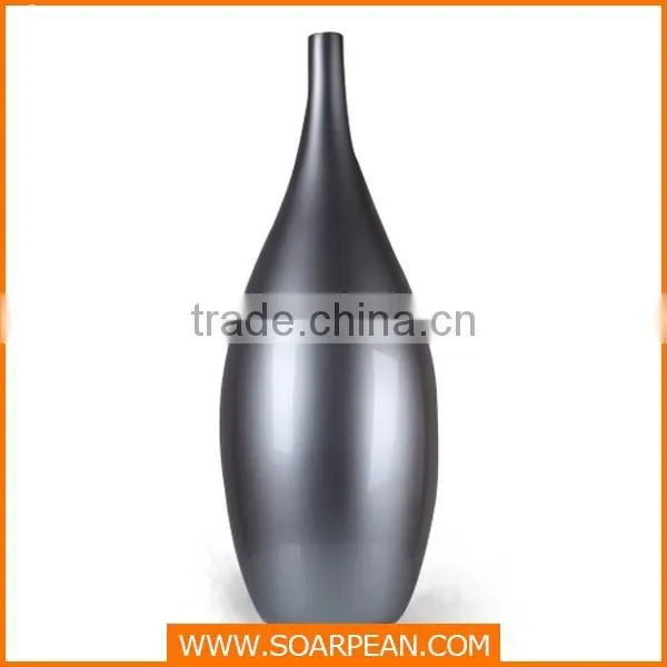 Modern New Products Fiberglass Rose Flower Pot photo-2