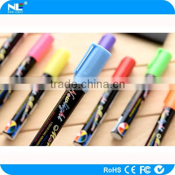 Colorful and Smooth Nib Fluorescent Marker Pen / Erasable Marker Pen for LED Writing Board photo-4