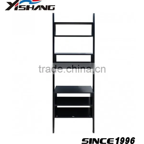 8 Tiers Portable Wood Book Shelf for Living Room photo-3