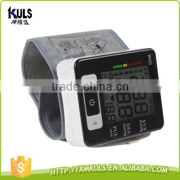 Automatic Extra Large LCD Portable Health Medical Home Use Digital Wrist Blood Pressure Monitor photo-3