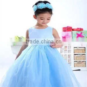 2015 New ! Wedding Flower Girl Dresses White Princess Tutu Dress for Ceremonies Birthday Party Children's Clothing Girls Dress