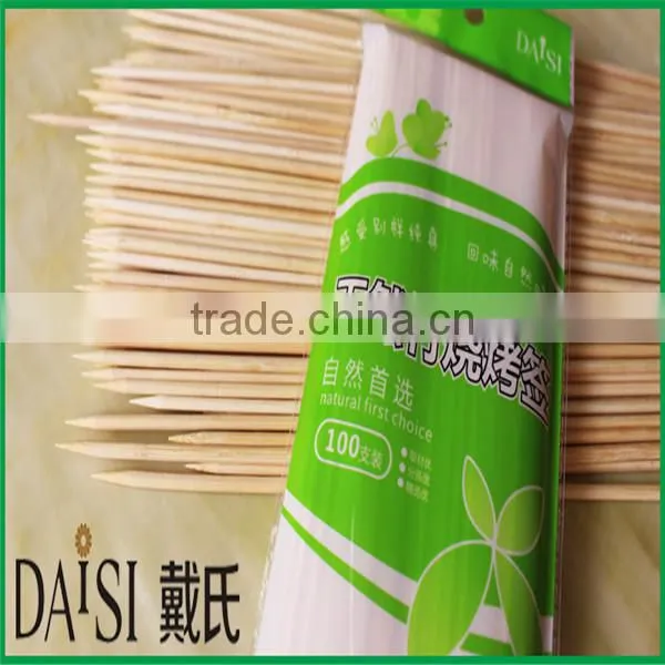 China Directly Supply Mango Sticks Bamboo Skewer Manufactory Outdoor Bbq Grill in Bulk