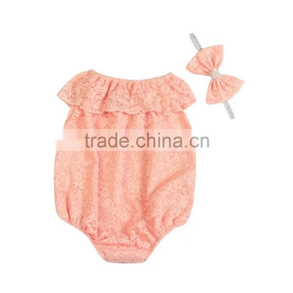 New Lace Baby Girls Romper Jumpsuit For Babies Cute Baby Clothes For Girls photo-2