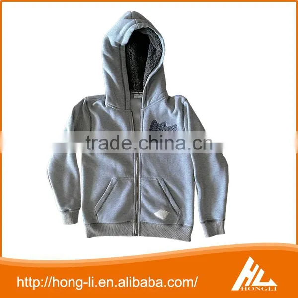 Custom Made High Quality Zipper-up Thick Girl's Spring Fleece Jacket photo-6