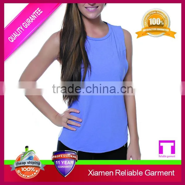 Loose Custom Crop Tank Top Cheap Women Stringer Tank Tops in Bulk photo-3