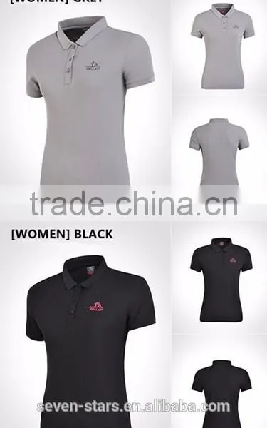 Women/men's Polyester Quick-dry T-shirt Polo photo-3