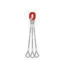 3 Legs Thimbled Eye 6 x 37 Wire Rope Slings / Oblong Link With ASTM Steel