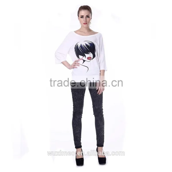 New Coming Updated 100% Cotton Lady t Shirt photo-3