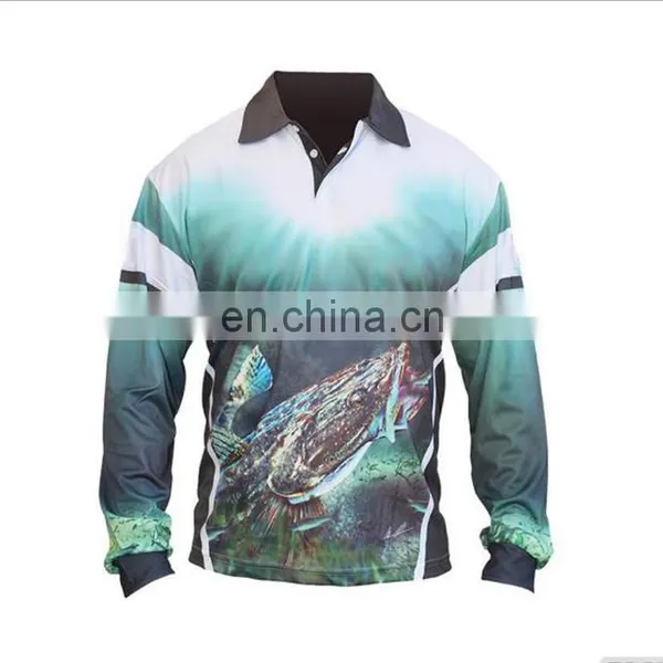 OEM Round Neck Fishing Shirts&polyester Fishing Shirt&quick Dry Fishing Shirts photo-5