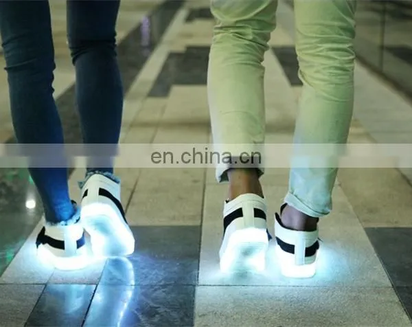 Hot Sale Mens Womens Nigh Club Simulation Couple Light Up LED Shoes Sneakers photo-6