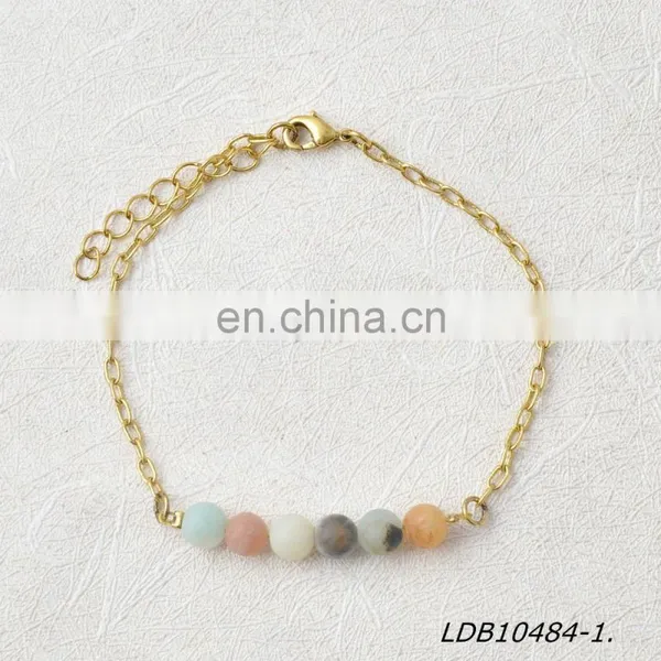 New Design China Natural Stone and Pearl Bracelet photo-2