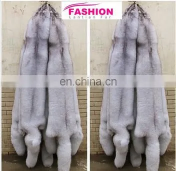 Hot Selling Blue Fox Fur Skin / Natural Blue Fox Fur Skin / High Quality Cheap Fox Fur Skin photo-4