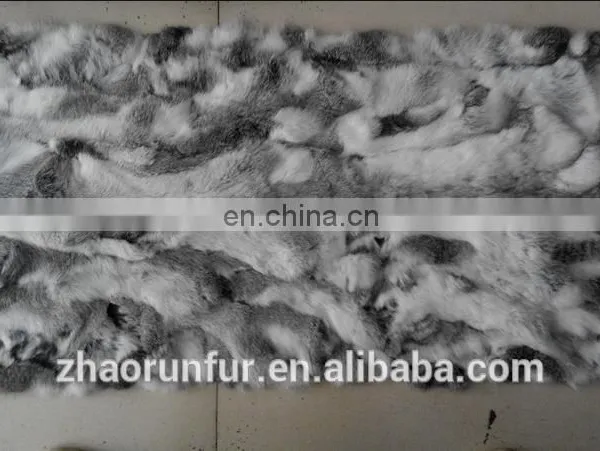 100% Real Natural Rabbit Fur Plate photo-2