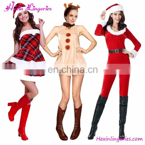 Drop Free Shipping Green Winter Women Christmas Elf Costumes photo-6