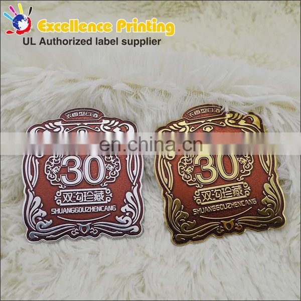 Custom Made Tearproof Aluminum Sticker Label photo-2