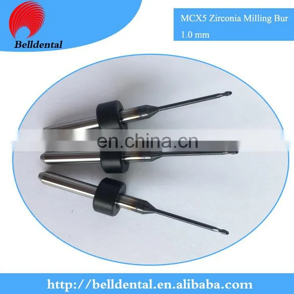 CAD CAM System DLC Coating Dental Zirconia Milling Burs for Sirona MCX5