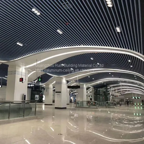 Metro Station Aluminum Tube Ceiling/Aluminum Ceiling for Matro Station/Aluminum Linear Ceiling photo-5