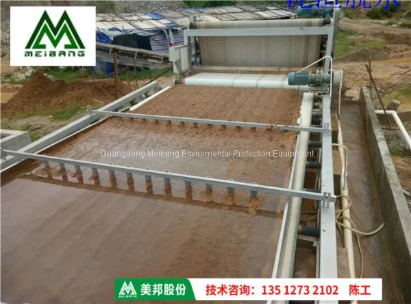 Popular Belt Filter Press Machine for Sands Washing Sludge Dewatering photo-2