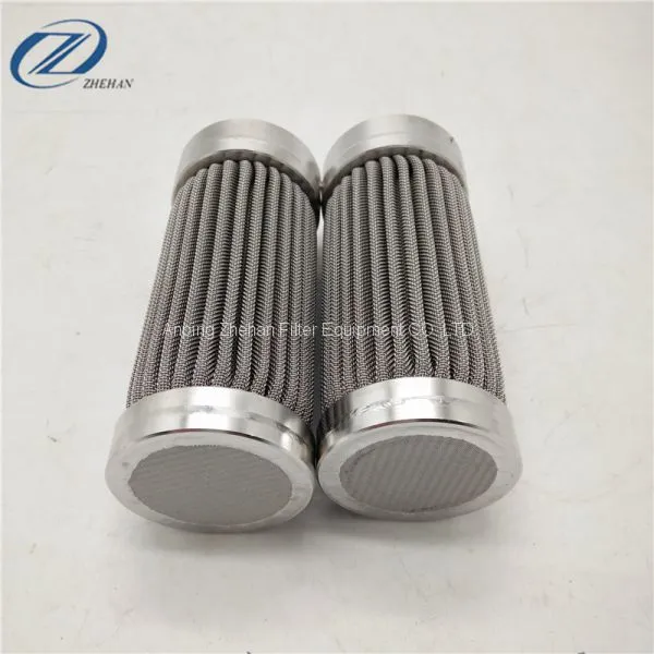 Stainless Steel 304/316 Pleated Filter Hydraulic Oil Filter Element