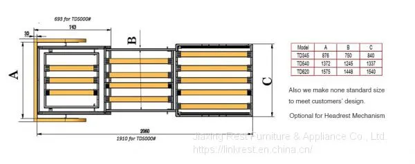 2-Stage Real Bed Sofa Mechanism TD000# photo-4