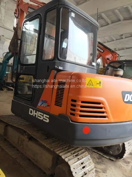 High Quality Doosan DH55 Mini Excavator Crawler Moving Type,Secondhand Doosan Mini Crawler/wheel Excavator With Hydraulic Engine photo-5