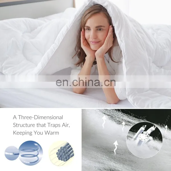 Fashion King Bedroom Bed Set Plain Medium Weight Reversible Comforter photo-5