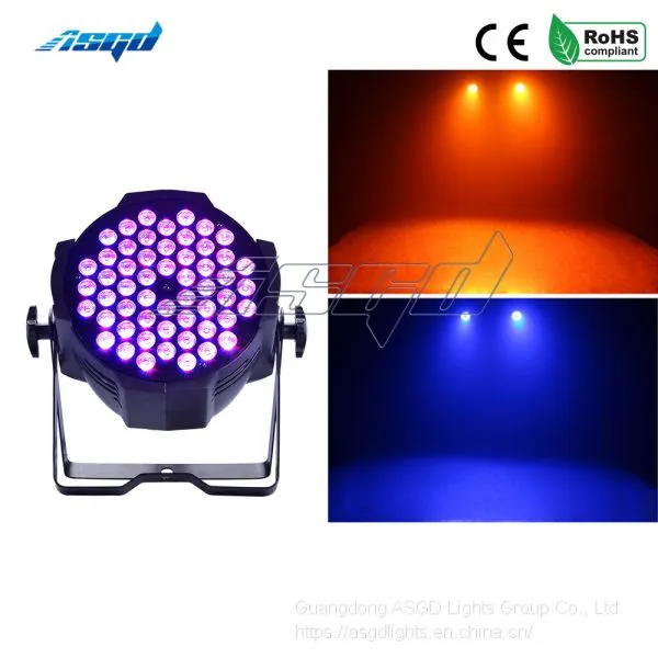 ASGD 54x3w 3in1 Full Color LED Par Light Professional Stage Lighting Performance Lighting