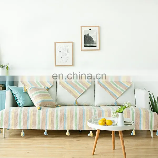 Wholesale Non Slip Cover Stripe Sofa Couch Protection Sofa Cover for Home Decor photo-2