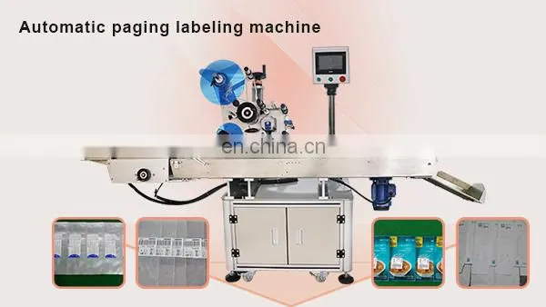 Automatic Top Label Dispenser Cheese Bag Surface Egg Tray Labeling Machine photo-2