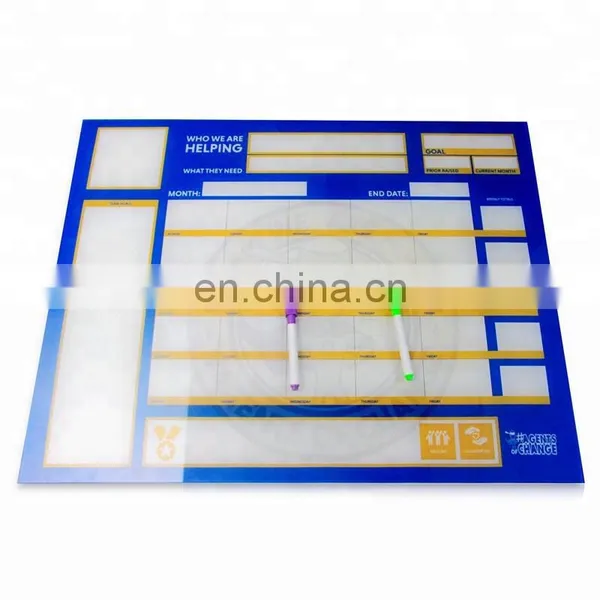 China Manufacture Magnetic Tempered Glass Writing White Glass Board photo-2