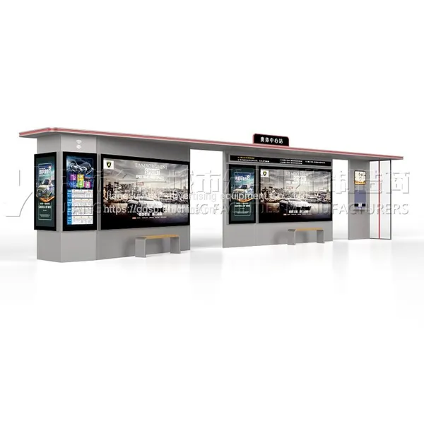 Customized Manufacturer of Intelligent Bus Stop Sign Advertising Light Box for Bus Stop Sign in Scenic Spot photo-5