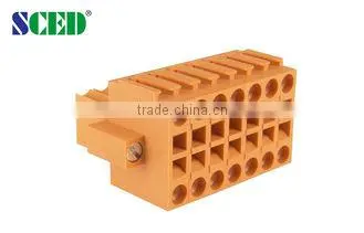 Termin Block Female Sockets 3.50mm Screwless Plug In Terminal Block 2*2P-22*2P For Electric Lighting