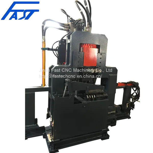 Cnc Punching Line - Hydraulic / For Angle Pieces / For Flat Steel Bar BCJ400 Exported To Australia photo-2