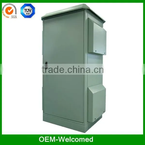 SKW-004 Electric Steel Cabinet/outdoor Battery Rack/sheet Metal Indoor Storage Box With 3 Locking Doors photo-2