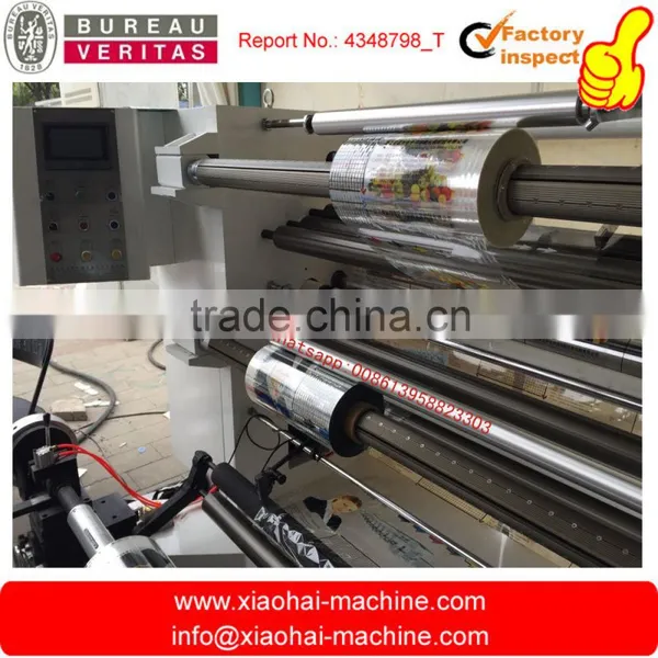 Automatic Paper Plastic Film PVC PET BOPP Slitting and Rewinding Machine With Flat and Disc Knife and Full Automatic Tension photo-3