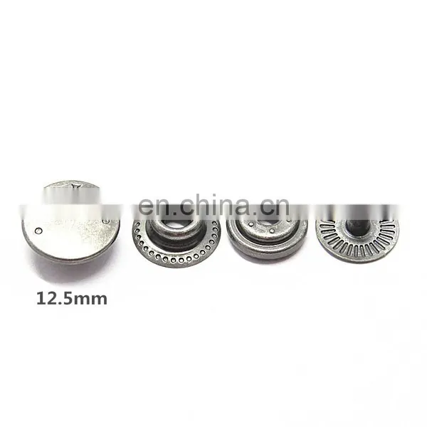 12.5mm Custom Brass Logo Factory Button photo-2