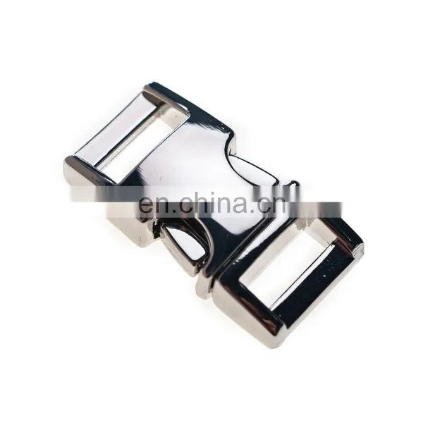 OEM ODM Accept 26mm Quick Release Contoured Plastic Metal Adjustable Pet Buckle for Dog Collar and Handbags photo-4