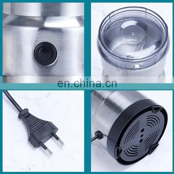 2021 Portable Stainless Steel Grinder Coffee Spice Nuts Grains Bean Mini Electric Grinder photo-4