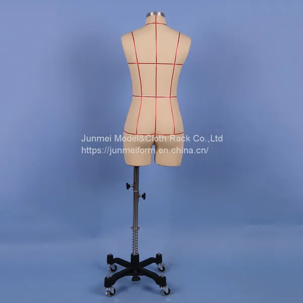 Wholesale White Color Fiberglass Made Tailor Mannequins Female Body Curvy Half-body Torso Dummy for Women's Lingerie photo-5